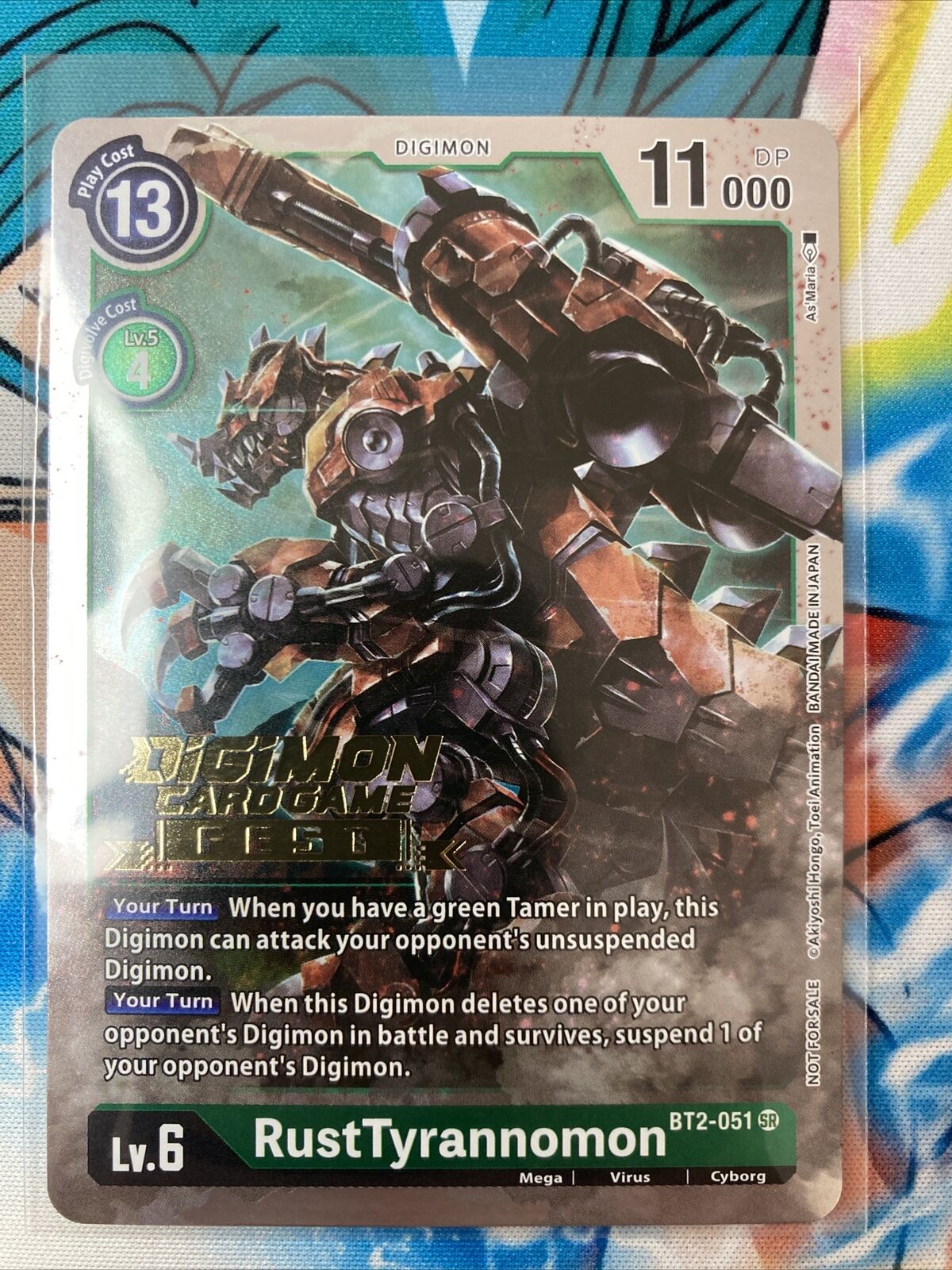 RustTyrannomon Fest Promo - BT2-051